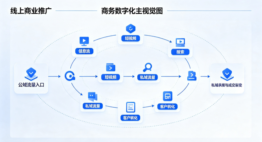 星子县线上商业推广怎么做？全域流量闭环搭建与低成本转化实战指南
